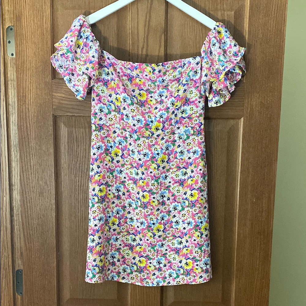 Floral mini dress